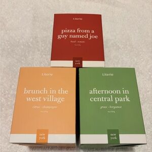 Literie Custom NYC Scented Candle Trio